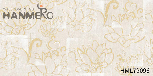 HANMERO Wholesale PVC 1.06*15.6M wallpaper online purchase Pastoral Church Landscape Technology