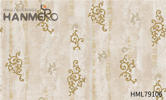 HANMERO Wholesale Pastoral Church 1.06*15.6M wall paper for walls Landscape Technology PVC