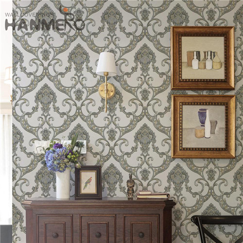 HANMERO PVC The Lasest contemporary wallpaper designs Deep Embossed Modern Household 1.06*15.6M Landscape