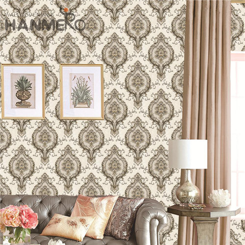 HANMERO PVC 1.06*15.6M Landscape Deep Embossed Modern Household The Lasest online wallpaper for walls