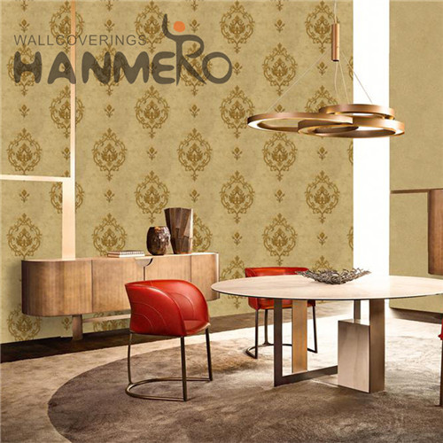 HANMERO PVC Decoration Flowers country wallpaper Pastoral Saloon 0.53*10M Deep Embossed