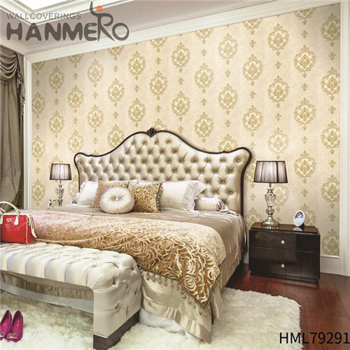 HANMERO PVC Decoration Flowers Deep Embossed wallpaper for house walls Saloon 0.53*10M Pastoral