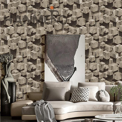 HANMERO Standard PVC 0.53*10M wallpaper for home wall price Pastoral Kitchen Landscape Technology