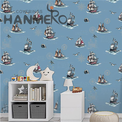 HANMERO Standard Technology Pastoral Kitchen 0.53*10M black wallpaper design Landscape PVC