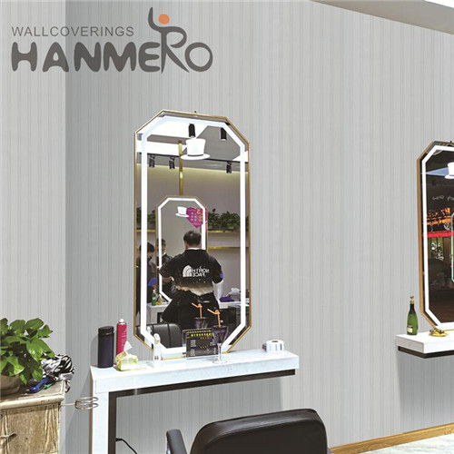 HANMERO PVC Professional Supplier Flowers wallpaper design for home European Study Room 0.53M Bronzing