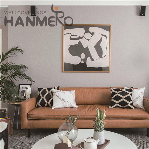 HANMERO 0.53M Professional Supplier Flowers Bronzing European Study Room PVC home wall wallpaper
