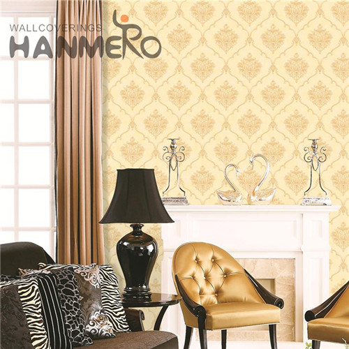 HANMERO PVC Professional Supplier 0.53M Bronzing European Study Room Flowers wallpaper border store