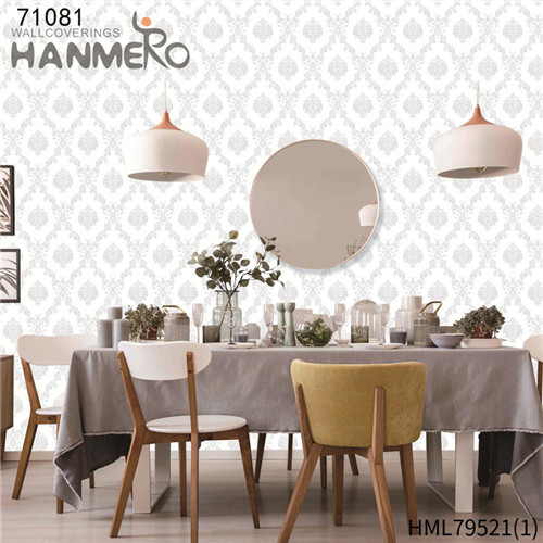 HANMERO PVC Professional Supplier Flowers Bronzing 0.53M Study Room European where can i get wallpaper