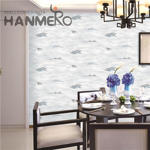 HANMERO PVC Bronzing Flowers Professional Supplier European Study Room 0.53M walls wallpaper bedroom