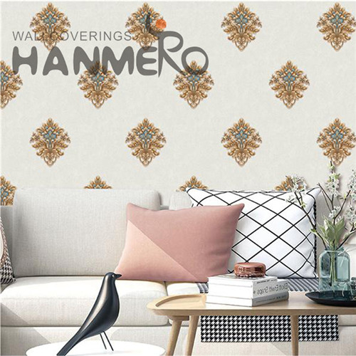 HANMERO PVC wallpaper for home decor Flowers Technology European Hallways 0.53*10M Unique