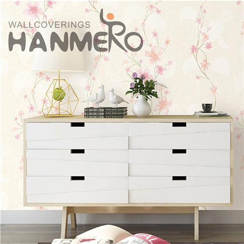 HANMERO PVC Unique Flowers wallpaper online store European Hallways 0.53*10M Technology