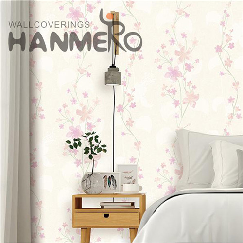 HANMERO PVC Unique Flowers Technology European where to buy temporary wallpaper 0.53*10M Hallways