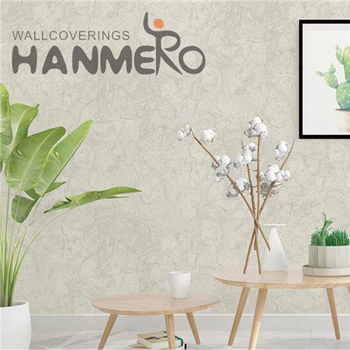 HANMERO PVC Seamless Geometric Flocking Modern 1.06*15.6M Church the room wallpaper