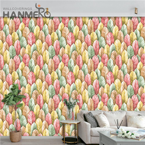HANMERO PVC Durable 0.53*10M Technology Pastoral TV Background Landscape wallpaper vendors