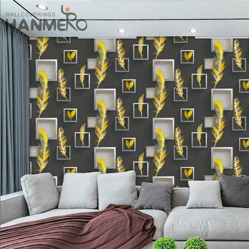 HANMERO Pastoral Durable Landscape Technology PVC TV Background 0.53*10M designer wall papers