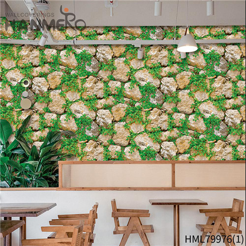 HANMERO wallpaper background Exported Landscape Flocking Pastoral Kids Room 0.53M PVC