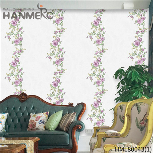 HANMERO Landscape Exported PVC Flocking Pastoral Kids Room 0.53M buy designer wallpaper online