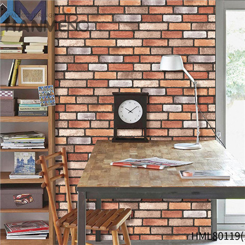 HANMERO Chinese Style Imaginative Brick Technology PVC Saloon 0.53M wallpapers and wallcoverings