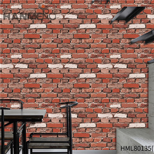HANMERO Brick Imaginative PVC Technology Chinese Style Saloon 0.53M decoration wallpaper house