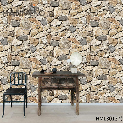 HANMERO PVC Brick Imaginative Technology Chinese Style Saloon 0.53M room wall wallpaper