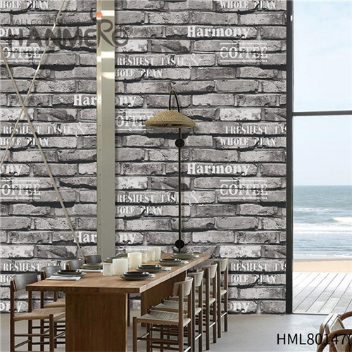 HANMERO Imaginative PVC Brick 0.53M wallpaper design house Saloon Technology Chinese Style