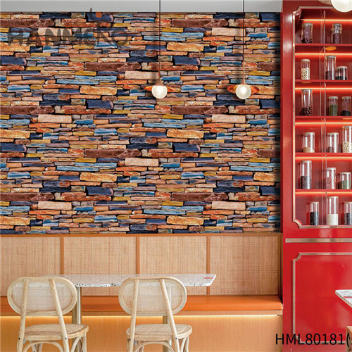 HANMERO PVC 0.53M Brick Technology Pastoral Photo studio Simple wall covering wallpaper