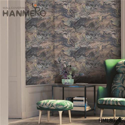 HANMERO PVC Decor Stone Technology Classic home wallpaper patterns 1.06*15.6M Photo studio