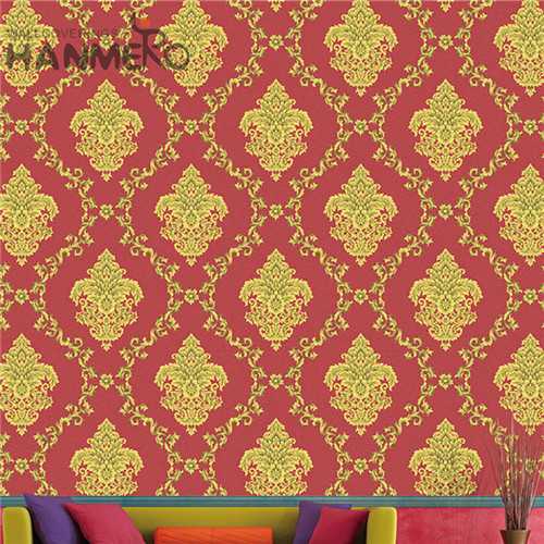 HANMERO PVC New Design Flowers Deep Embossed European Lounge rooms 0.53M nature wallpaper