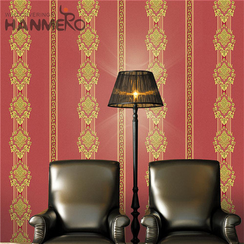 HANMERO bedroom wallpaper ideas New Design Flowers Deep Embossed European Lounge rooms 0.53M PVC