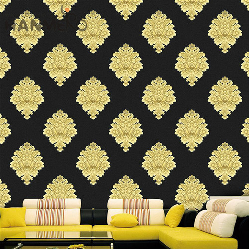 HANMERO PVC New Design wallpaper coverings Deep Embossed European Lounge rooms 0.53M Flowers