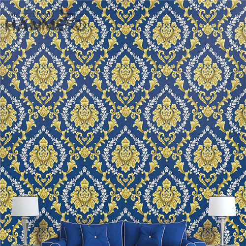 HANMERO PVC New Design Flowers trendy wallpaper European Lounge rooms 0.53M Deep Embossed