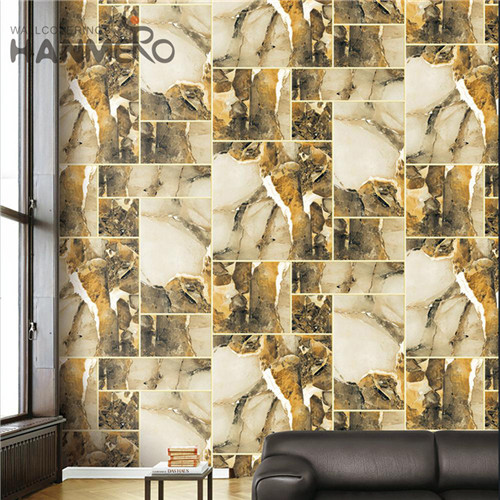 HANMERO PVC New Design Flowers Deep Embossed European 0.53M Lounge rooms modern wallpaper home