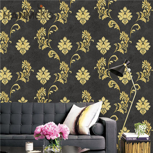 HANMERO New Design PVC 0.53M wallpaper for your bedroom European Lounge rooms Flowers Deep Embossed