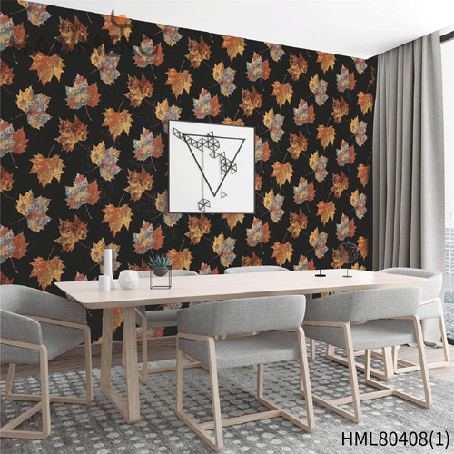 HANMERO PVC Strippable Flowers wallpaper for walls buy online European Theatres 0.53*10M Deep Embossed