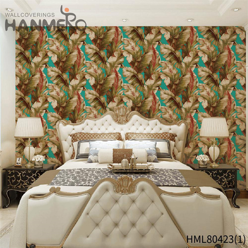 HANMERO PVC Strippable Flowers Deep Embossed European home wallpaper decor 0.53*10M Theatres