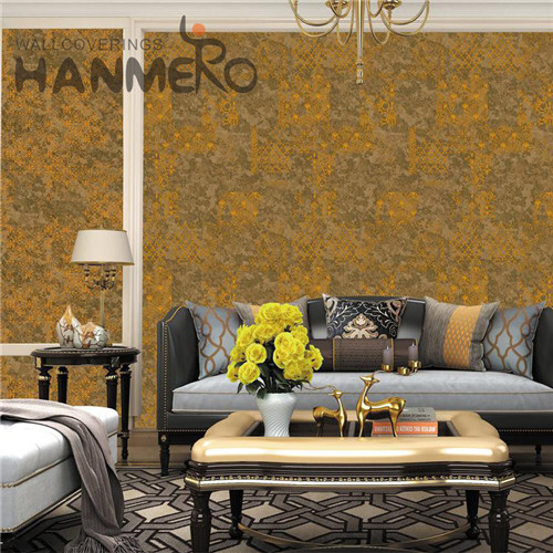 HANMERO unique wallpaper Scrubbable Flowers Deep Embossed Chinese Style Household 0.53*10M PVC