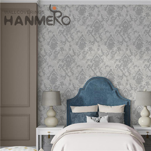 HANMERO PVC Scrubbable wallpaper background Deep Embossed Chinese Style Household 0.53*10M Flowers