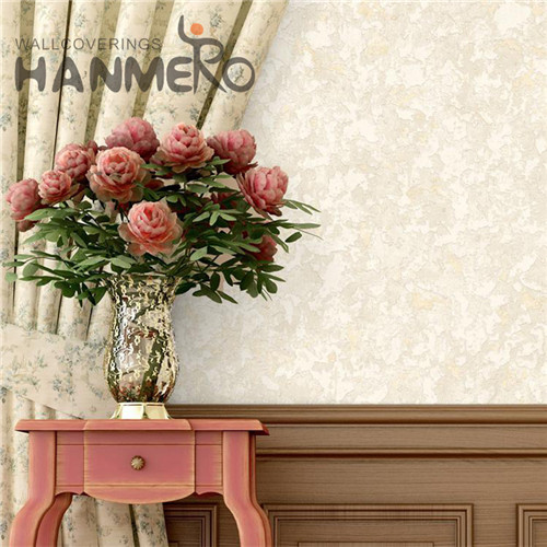 HANMERO PVC 0.53*10M Flowers Deep Embossed Chinese Style Household Scrubbable wallpaper for room decoration