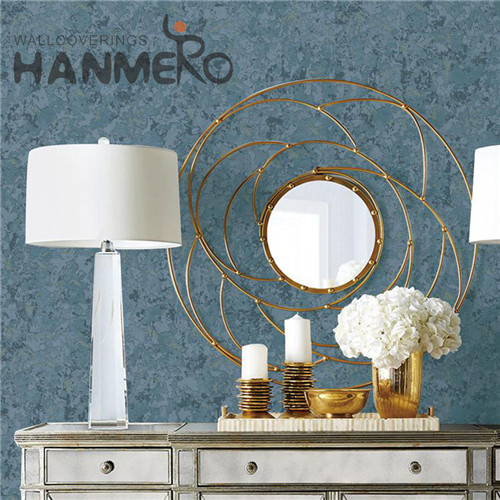 HANMERO PVC Scrubbable 0.53*10M Deep Embossed Chinese Style Household Flowers bedroom design wallpaper