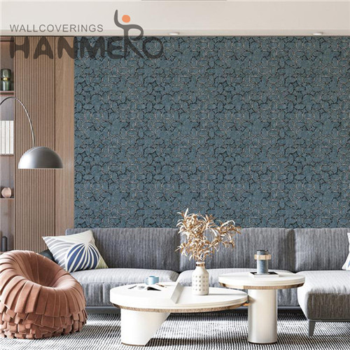 HANMERO PVC Scrubbable Flowers 0.53*10M Chinese Style Household Deep Embossed wallpaper for the wall