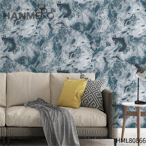 HANMERO PVC Factory Sell Directly Flowers 0.53*10M European Photo studio Deep Embossed gray wallpaper patterns