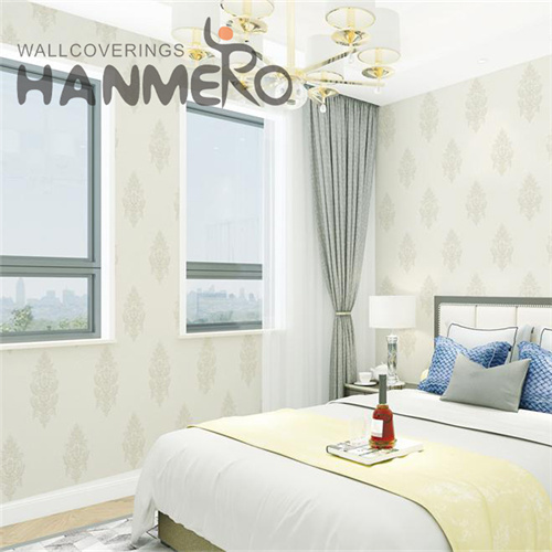 HANMERO Photo studio Factory Sell Directly Flowers Deep Embossed European PVC 0.53*10M where to buy temporary wallpaper
