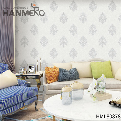 HANMERO PVC Photo studio Flowers Deep Embossed European Factory Sell Directly 0.53*10M where to buy wallpaper borders