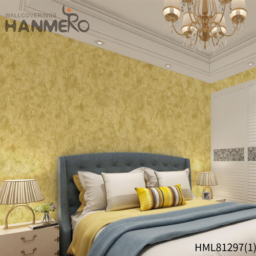 HANMERO PVC Best Selling Damask 0.53*9.5M European Living Room Embossing price of wallpaper