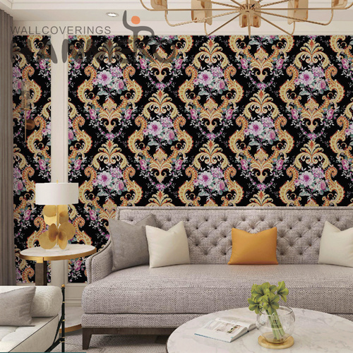 HANMERO PVC Best Selling Flowers Deep Embossed wallpaper outlet Hallways 0.53M European