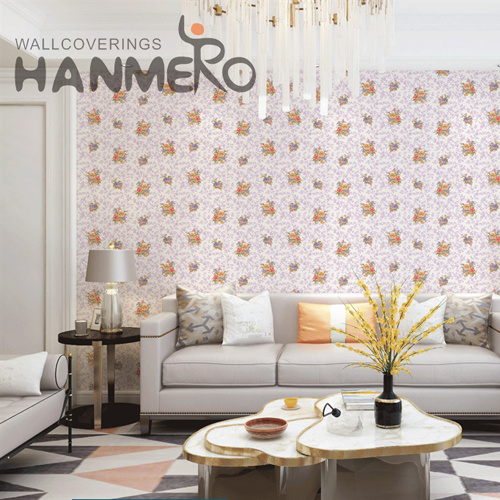 HANMERO PVC Removable wallpaper online store Deep Embossed European Household 0.53M Flowers