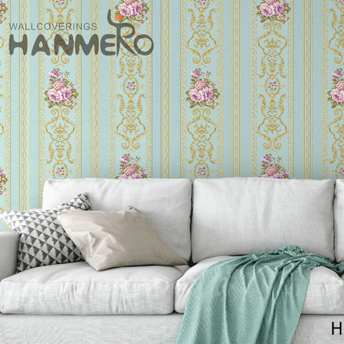 HANMERO PVC Removable Flowers 0.53M European Household Deep Embossed temporary wallpaper border