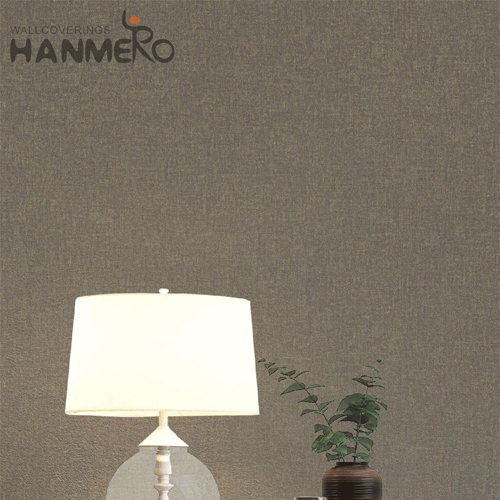 HANMERO PVC Standard Stone Flocking Modern cheap living room wallpaper 0.53*10M Sofa background
