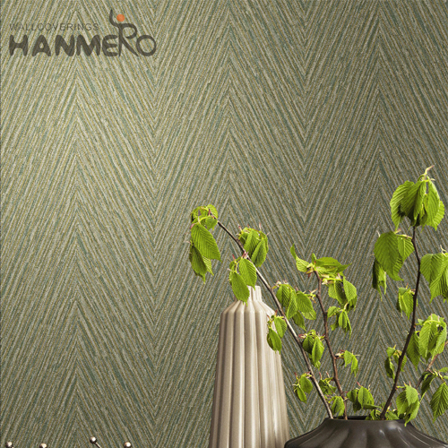HANMERO 0.53*10M Standard Stone Flocking Modern Sofa background PVC wallpaper download