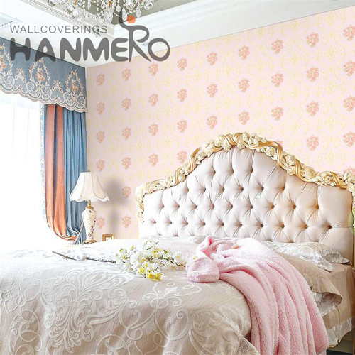 HANMERO PVC Imaginative European Deep Embossed Flowers TV Background 0.53M wallpapers for walls at home